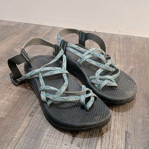 Slightly used Chacos, size 9, double strap